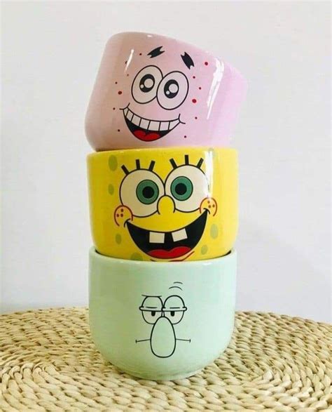 Cute Coffee Mugs, Cool Mugs, Spongebob House, Spongebob Tv, Polymer ...