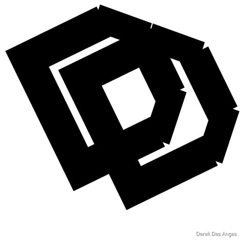 "New DDA Logo (Black)" by Derek Des Anges | Redbubble