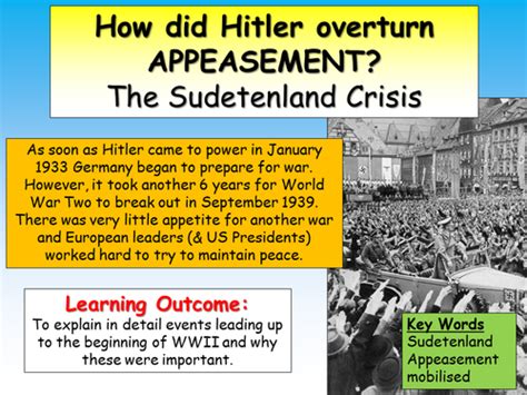 Sudetenland Crisis | Teaching Resources