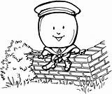 Humpty dumpty coloring Pages To Download And Print For Free sketch template