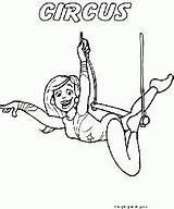 Acrobat Color Coloring Pages  Coloriage Image Cirque sketch template