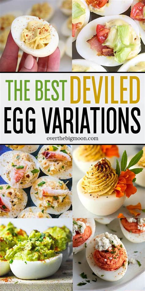 The BEST Deviled Egg Recipes - Over the Big Moon