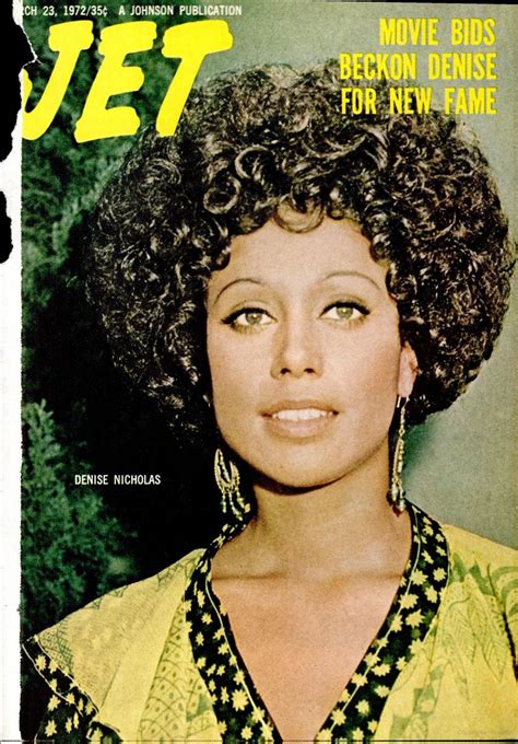 Jet Denise Nicholas Jet Magazine, Black Magazine, Life Magazine, Vintage Black Glamour, Vintage ...