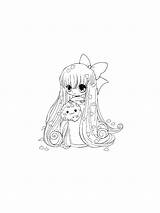 Anime Girl coloring pages sketch template