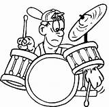 Drums And Drummer Coloring Page  Free Printable Pages For Kids sketch template