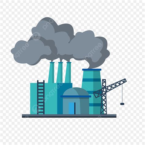 Exhaust Air Vector PNG Images, Chemical Plant Exhaust Air Pollution, Chemical Plant, Smoke ...