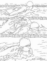 Olympic Swimming Coloring Pages sketch template