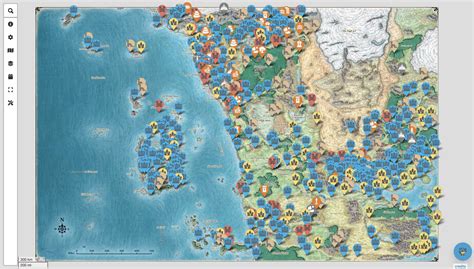 D&D Faerun Interactive Map - Benita Rosaline