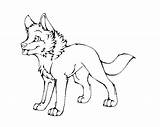 Wolf Pup Coloring Pages sketch template