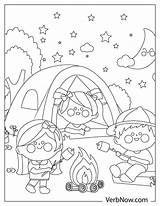 Free CAMPING Coloring Pages For Download Printable PDF sketch template