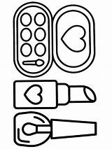 Printable Makeup  Mugeek Vidalondon sketch template