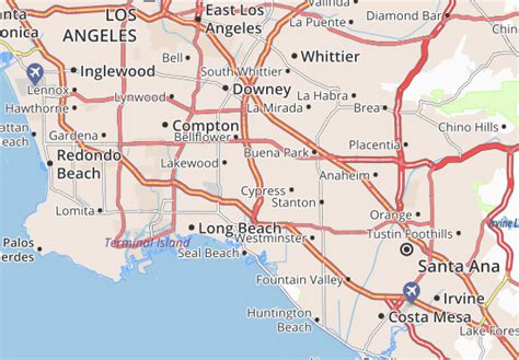 MICHELIN Hawaiian Gardens map - ViaMichelin