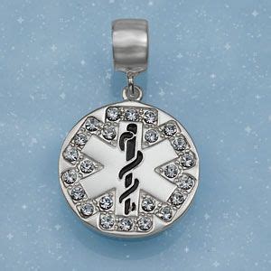 pandora style medical alert charm, http://www.stickyj.com/jjc1021.html ...