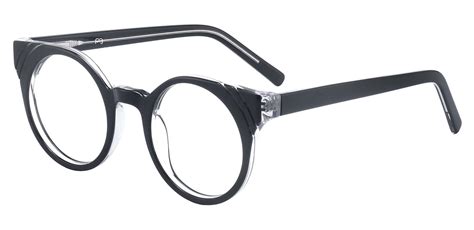 Medina Round Prescription Glasses - Black | Women's Eyeglasses | Payne ...