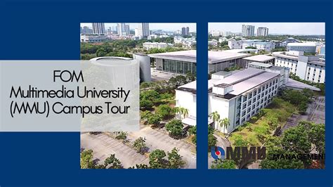 Aerial and on the ground view of Multimedia University (MMU) Cyberjaya ...