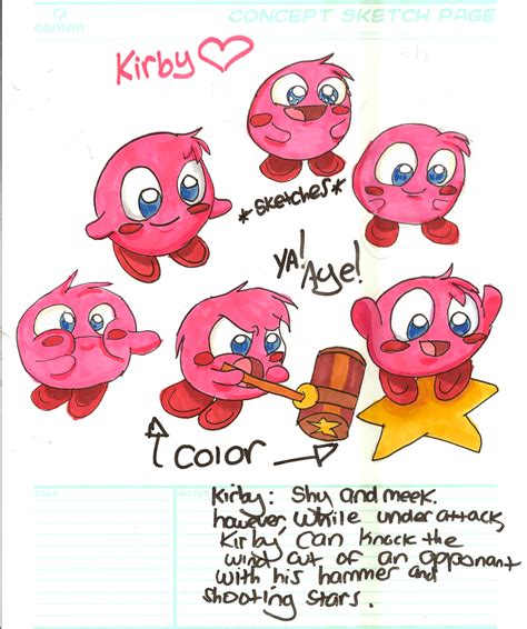 Concept - Kirby by Violent-Rainbow on DeviantArt