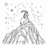 4 Best Capricorn Coloring Pages Free Printable PDFs sketch template