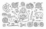 530  Knitting Sheep Stock Illustrations Royalty Free Vector Graphics sketch template