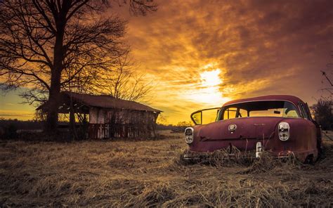 🔥 Download Wallpaper Abandoned Car Rusty Sliders Sunday Sunset by @ashleyrodriguez | Rusty ...