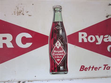 RC Royal Crown Cola Tin Sign...Embossed | Collectors Weekly