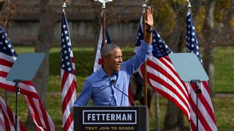 Obama campaigns for John Fetterman, warns against violating "spirit of ...