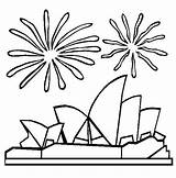 Sydney Opera House Coloring Page At GetColoringscom  Free Printable sketch template
