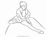 Ballet Dancer Coloring Page For Kids  Free Ballerinas Printable sketch template