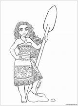 Moana Princess 7 Coloring Page  Free Printable Pages sketch template