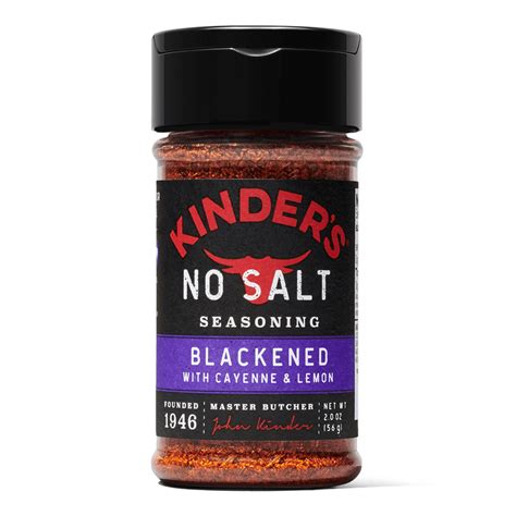 No Salt Blackened Seasoning - Kinders