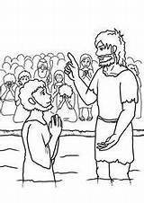 John The Baptist Preaching In Wilderness coloring Page From  sketch template