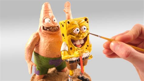 I made Spongebob and Patrick but they're REALISTIC - YouTube