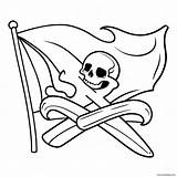 Pirate Flags Coloring Page 49413 39086 sketch template