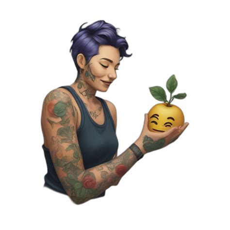 women tattoo artist | AI Emoji Generator