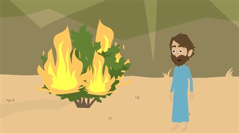 Moses and the Burning Bush - (Bible Stories) - YouTube