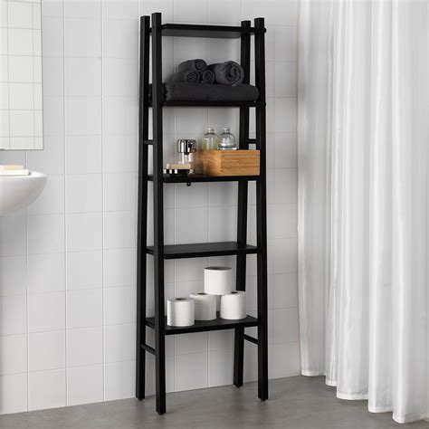 VILTO shelf unit, black, 181/8x59" - IKEA