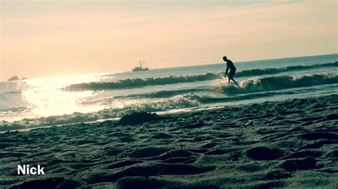 Surfing Atlantic Beach Florida October 28, 2019 longboard session - YouTube