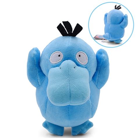 2022 Shiny Psyduck Anime Pokemon Peluches Azules Suaves De Dibujos Animados Decoración De Los ...