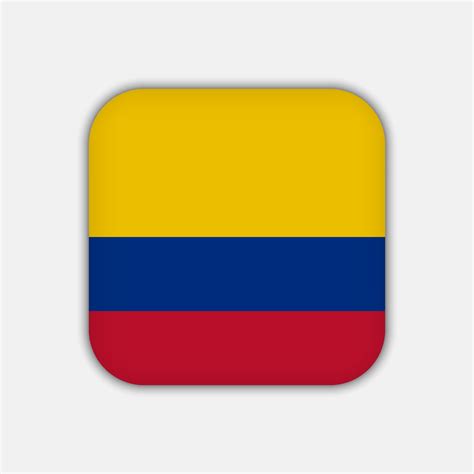 Colombia flag, official colors. Vector illustration. 10794270 Vector ...