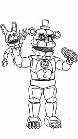 Fnaf Coloring Pages Bonnie At GetColoringscom  Free Printable sketch template