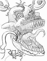 Five Nights At Freddys Nightmare Coloring Pages sketch template