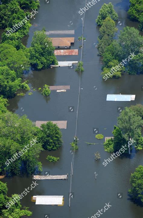 Flood Waters Mississippi River Back Tributary Editorial Stock Photo ...