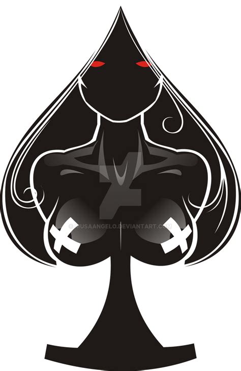 Queen Of Spades Png - Free Logo Image