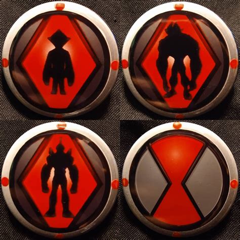 Ben 10 Red Omnitrix Aliens SetSingle Purchase or Set of 20 | Etsy