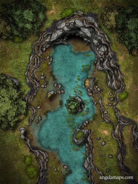 Cave by the River animated battle map for Foundry VTT : r/FoundryVTT