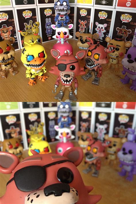 My FNAF Funko pop collection by Aggablaze on DeviantArt