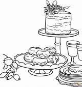 Desserts And Drinks coloring Page  Free Printable Coloring Pages sketch template