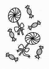 Coloring Pages Of Candy – ColoringMecom sketch template