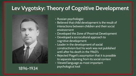 Lev Vygotsky Cognitive Theory | Images and Photos finder