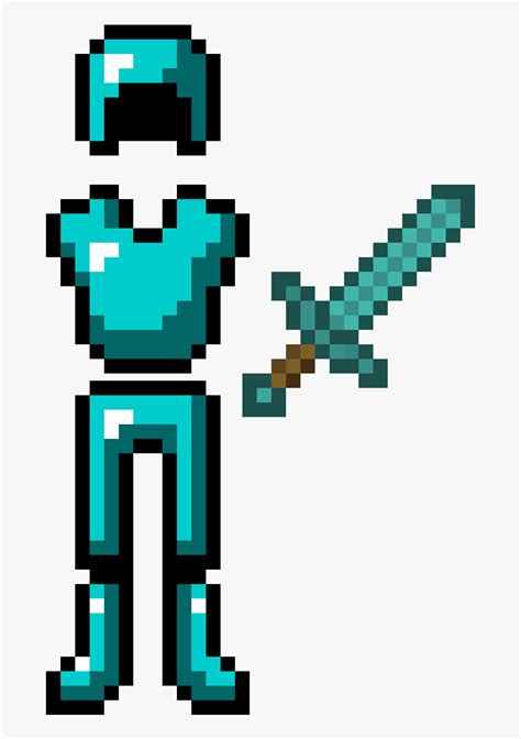 Minecraft Diamond Armor Transparent, HD Png Download - kindpng