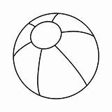 Beach Ball To Color Coloring Page  Free Printable Pages For Kids sketch template